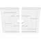 Ekena Millwork Knox Architectural Grade PVC Contemporary Ceiling Medallion, Two Piece, 22"OD x 3"ID x 7 1/2"C x 1"P CMP22KX2-03000 - alternate 2